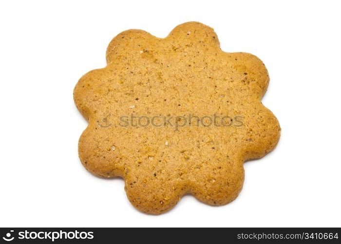 Gingerbread isolated on white background