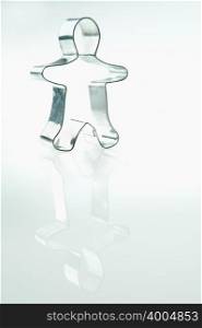 Gingerbread man shaped cookie cutter
