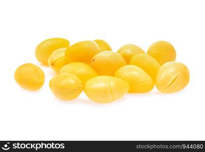 Ginkgo nuts isolated on white background