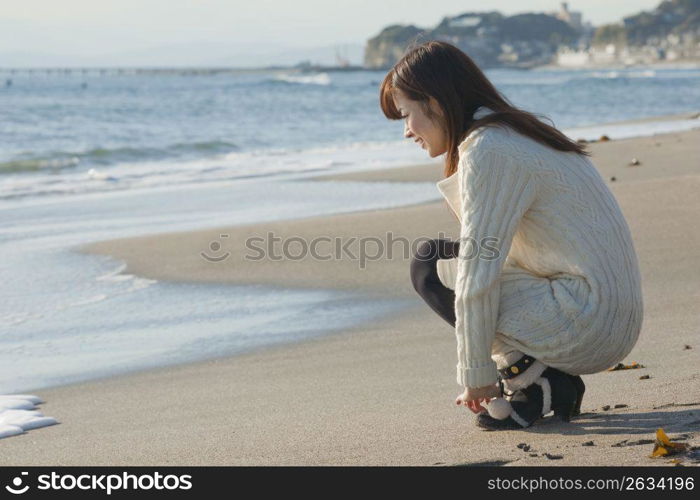 Girl at the beach