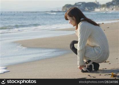 Girl at the beach