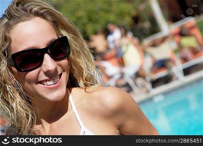 Girl Beside the Pool