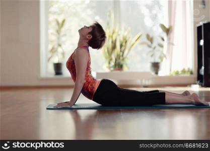 girl gym workout yoga