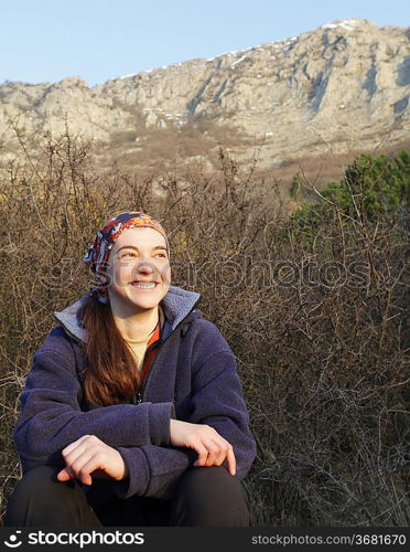 Girl in hike