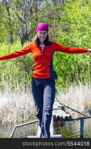 Girl in hike