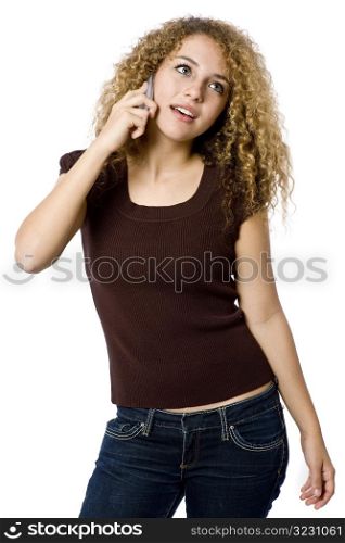 Girl On Phone