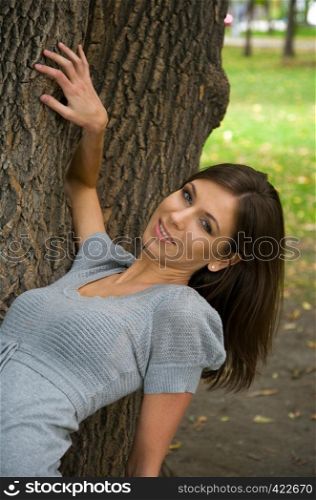 Girl posing on the nature