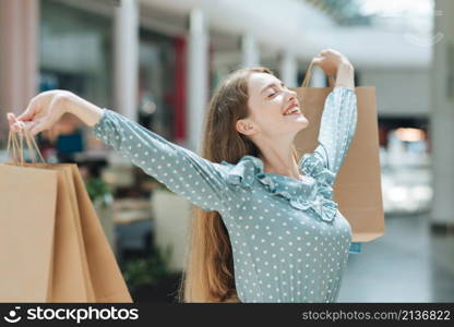 girl posing with her eyes closed