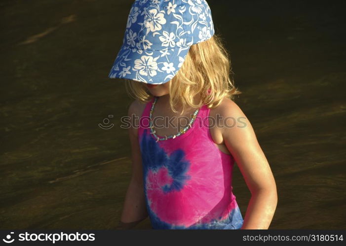 Girl with cap