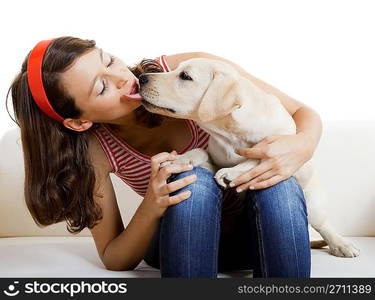 Girl with her best friend