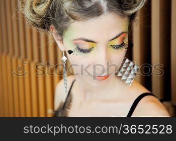 Girl with makeup