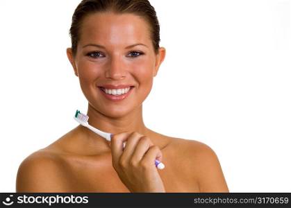 Girl With Toothbrush