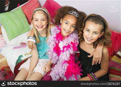 Girls at a Slumber Party
