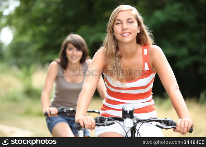 Girls on bikes