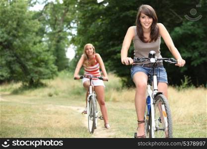 girls on bikes