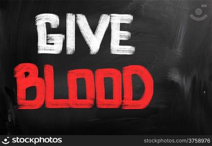 Give Blood Concept
