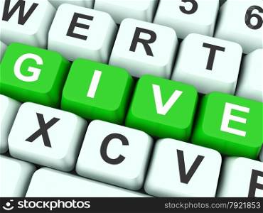 Give Keys Showing Grant Award Or Deliver&#xA;