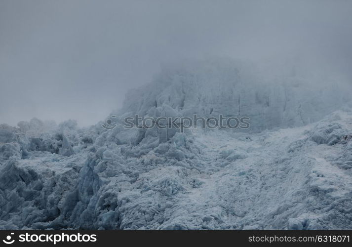 Glacier in Alaska , USA