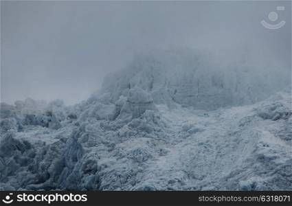 Glacier in Alaska , USA