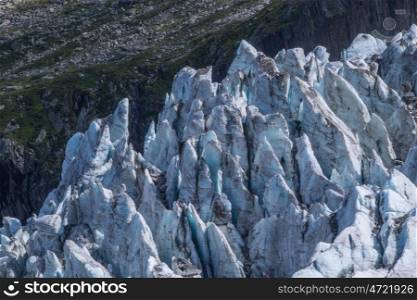 glacier in the French Alps