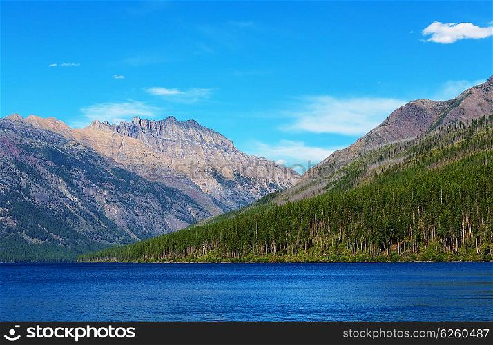 Glacier National Park, Montana, USA. Instagram filter.