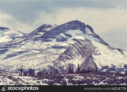 Glacier National Park, Montana. Winter.