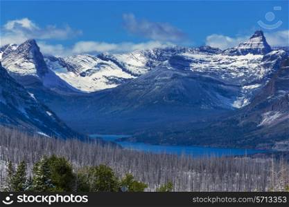 Glacier National Park, Montana.Winter.