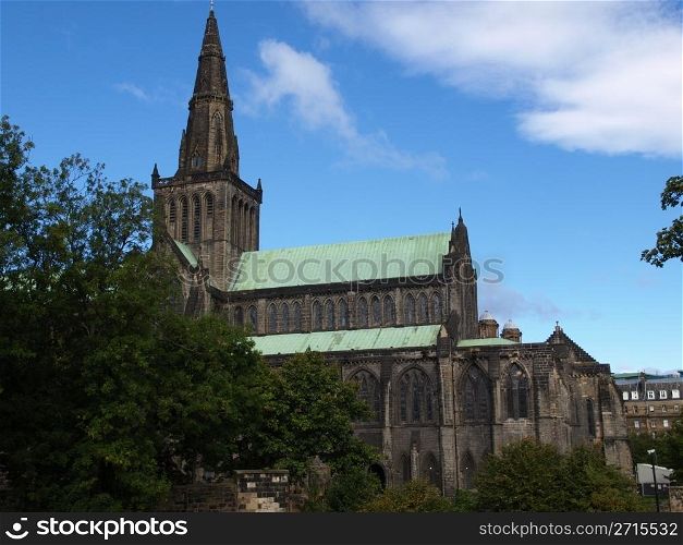 Glasgow cathedral. Glasgow cathedral aka High Kirk of Glasgow or St Kentigern or St Mungo