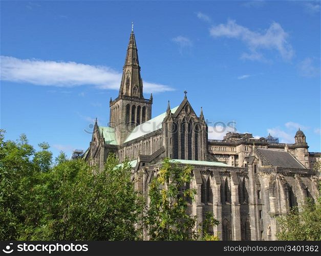 Glasgow cathedral. Glasgow cathedral aka High Kirk of Glasgow or St Kentigern or St Mungo