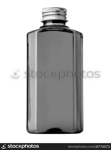 glass bottle isolated on white background with clipping path