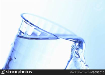 Glass cup and Water