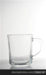glass cup for drink isolated