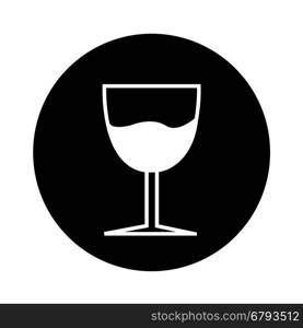 Glass Drink Icon Illustration design