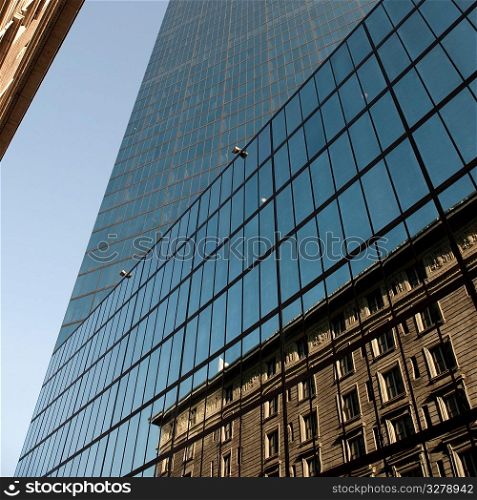 Glass Exterior of building in Boston, Massachusetts, USA