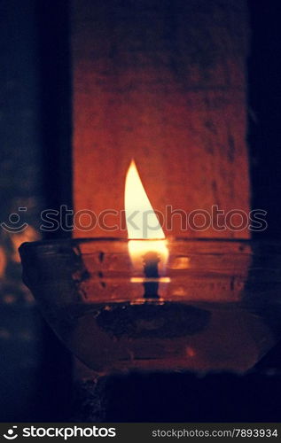 Glass made oil lamps