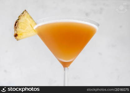 Glass of Bahamas Daiquiri garnished with pineapple wedge