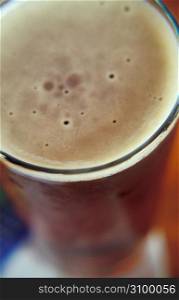 Glass of beer, close-up