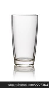 Glass of drinking water isolated on a white background. Glass on a white background