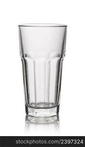 Glass of drinking water isolated on a white background. Glass on a white background