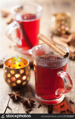 glass of mulled wine