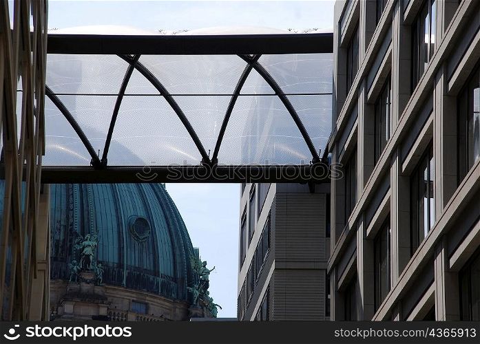 Glass structure in business district, Berlin