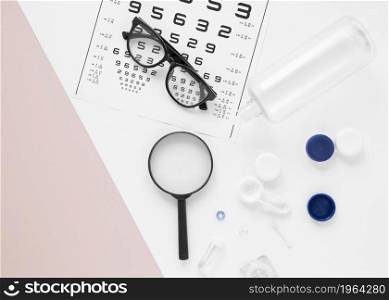glasses optical objects white background. High resolution photo. glasses optical objects white background. High quality photo