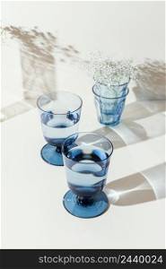 glasses with water table 11