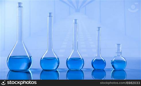 Glassware, Laboratory beakers,Science experiment