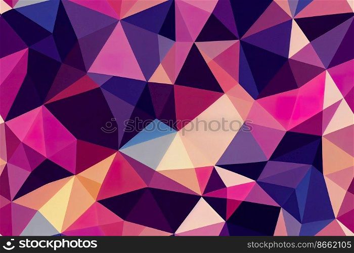 Glassy geometric seamless pattern 3d illustrated