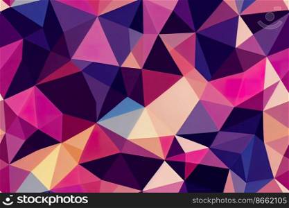 Glassy geometric seamless pattern 3d illustrated
