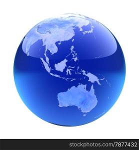 Glassy globe.Australia