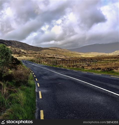 "Glenveagh national park. County Donegal. Glenveagh (from Irish Gleann Bheatha, meaning "glen of the birches") is the second largest national park in Ireland"