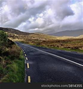 "Glenveagh national park. County Donegal. Glenveagh (from Irish Gleann Bheatha, meaning "glen of the birches") is the second largest national park in Ireland"