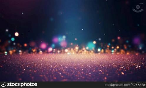 Glitter confetti background. Illustration Generative AI 
